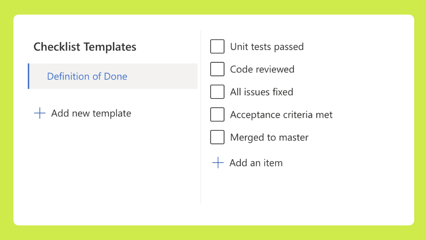 Manage templates